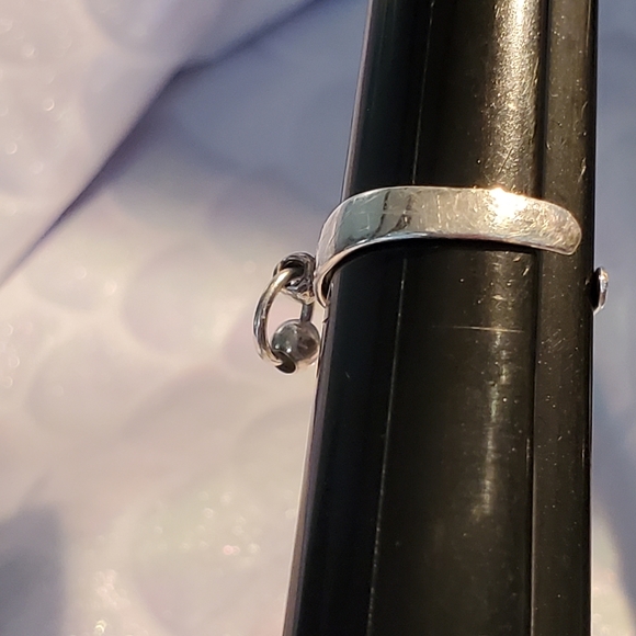 925 Silver Dolphin and Fidget Adjustable Toe Rings or Midi Rings Vintage… - Picture 11 of 14